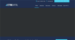 Desktop Screenshot of ettrocapital.com