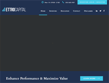 Tablet Screenshot of ettrocapital.com